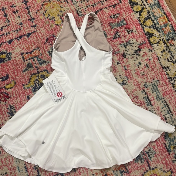NWT Lululemon White Court Crush Dress - Picture 9 of 11